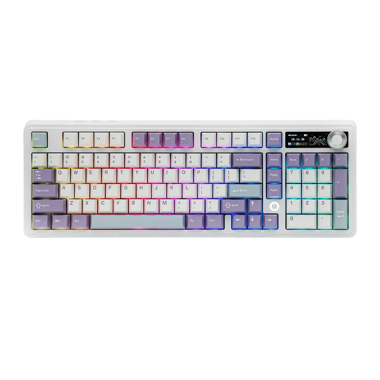 Ajazz AK980 Pro White/Purple